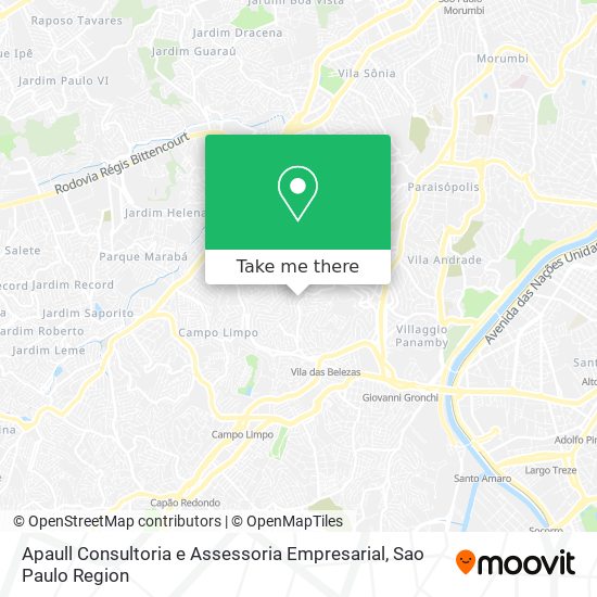 Mapa Apaull Consultoria e Assessoria Empresarial