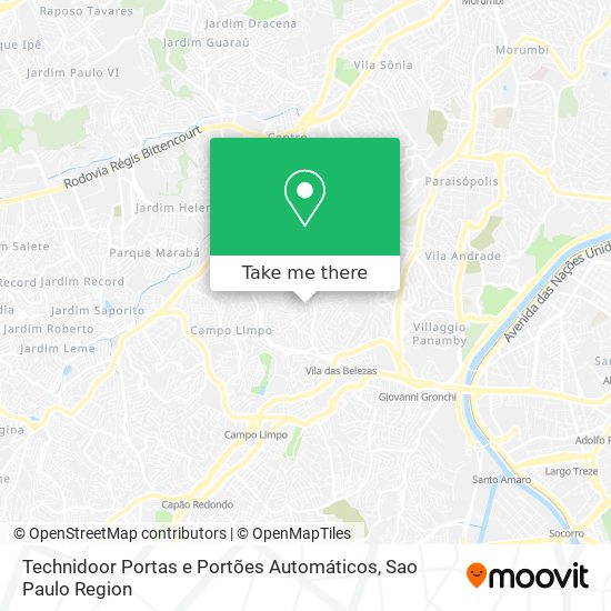 Technidoor Portas e Portões Automáticos map