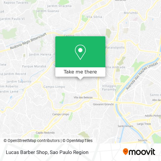 Mapa Lucas Barber Shop