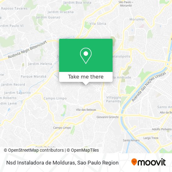 Mapa Nsd Instaladora de Molduras