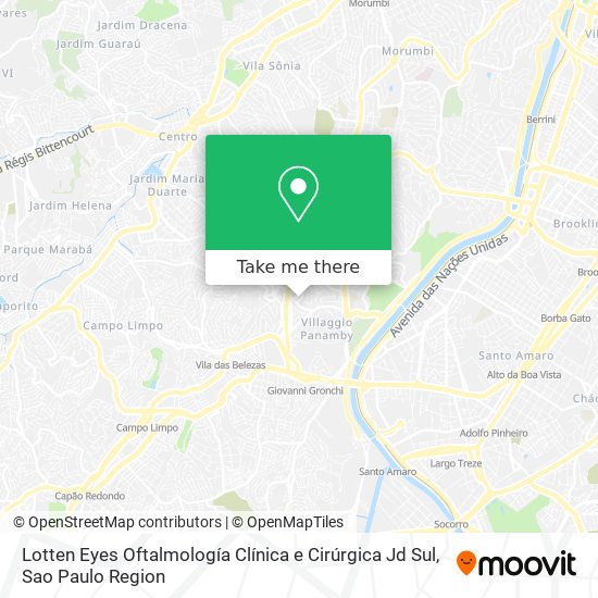 Lotten Eyes Oftalmología Clínica e Cirúrgica Jd Sul map