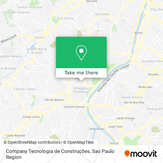 Company Tecnologia de Construções map