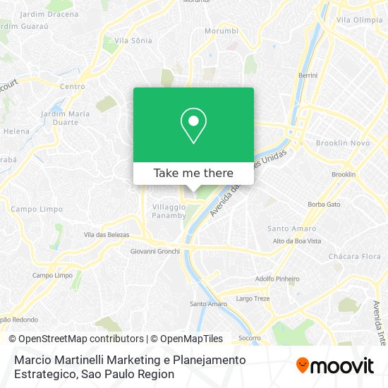 Mapa Marcio Martinelli Marketing e Planejamento Estrategico