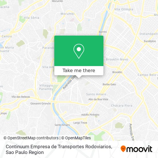Continuum Empresa de Transportes Rodoviarios map