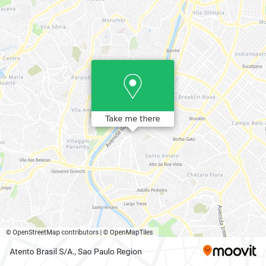Atento Brasil S/A. map