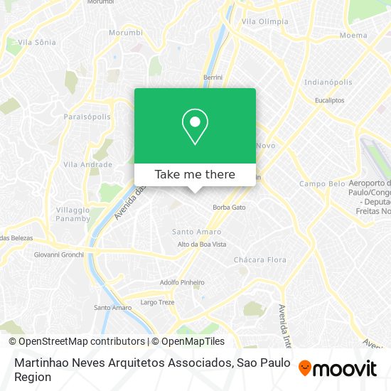 Martinhao Neves Arquitetos Associados map