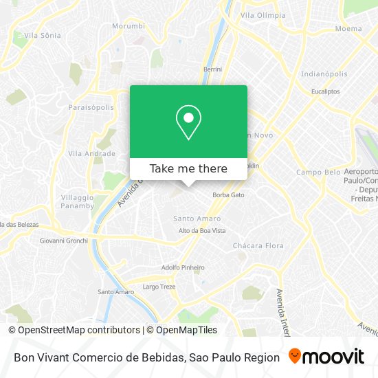Bon Vivant Comercio de Bebidas map