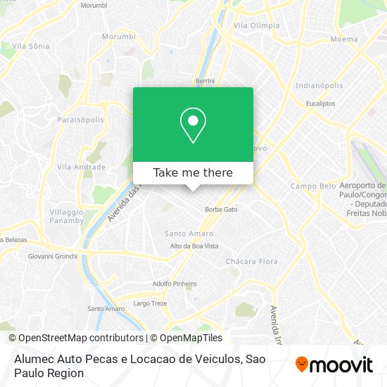 Alumec Auto Pecas e Locacao de Veiculos map