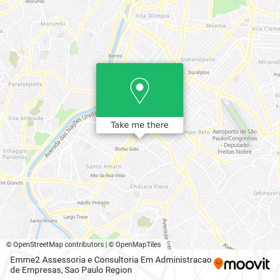 Mapa Emme2 Assessoria e Consultoria Em Administracao de Empresas