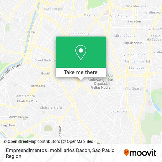 Empreendimentos Imobiliarios Dacon map