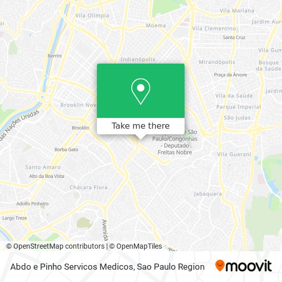 Mapa Abdo e Pinho Servicos Medicos