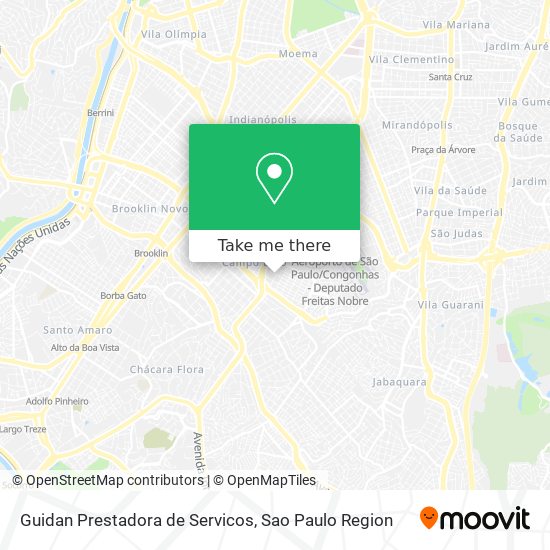 Guidan Prestadora de Servicos map