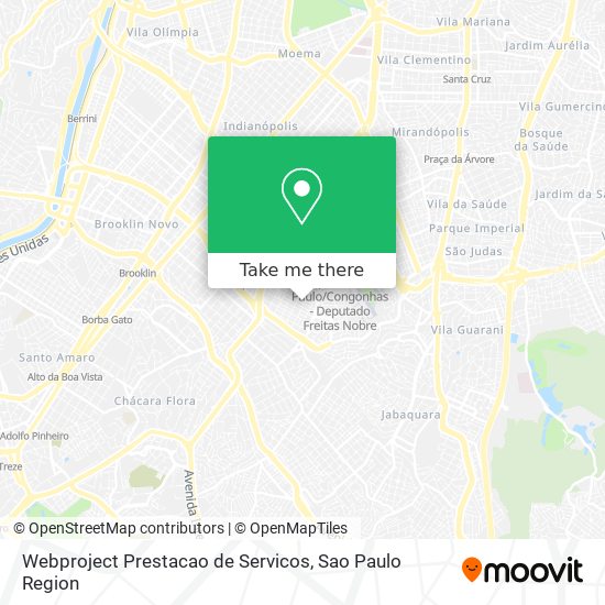 Mapa Webproject Prestacao de Servicos