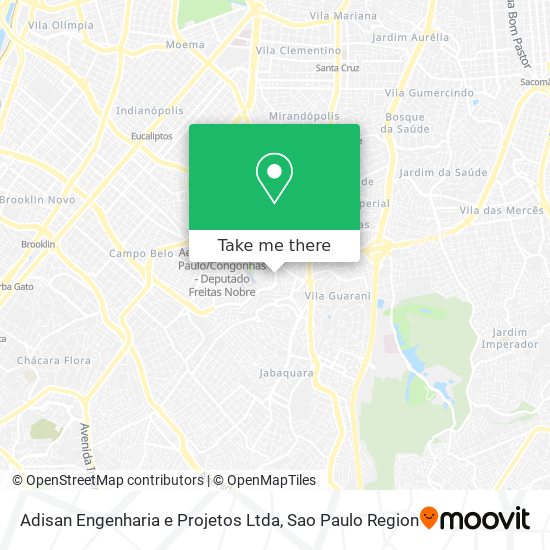 Mapa Adisan Engenharia e Projetos Ltda