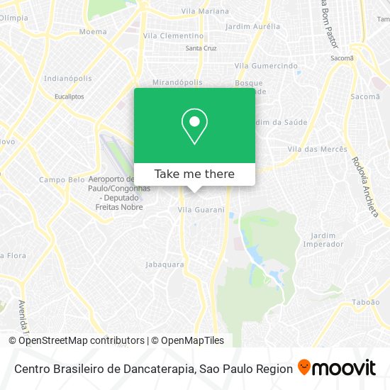 Centro Brasileiro de Dancaterapia map