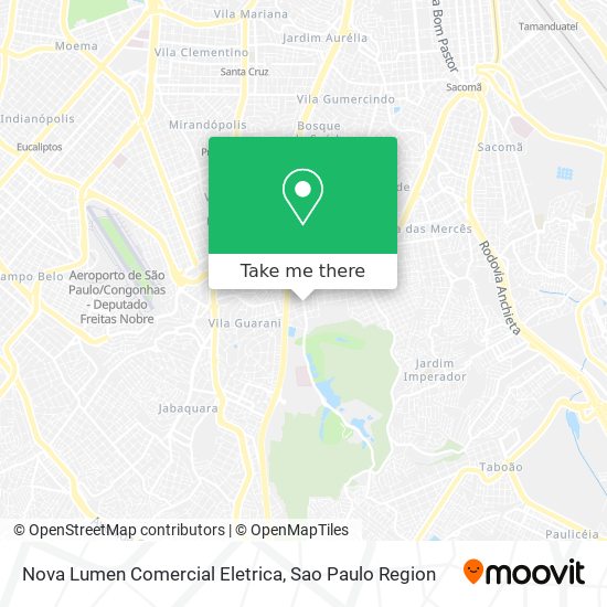 Nova Lumen Comercial Eletrica map