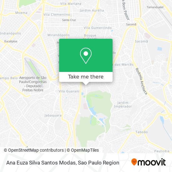 Ana Euza Silva Santos Modas map