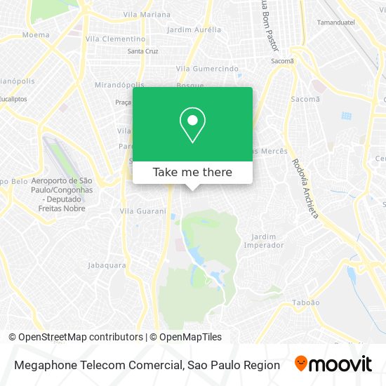 Mapa Megaphone Telecom Comercial