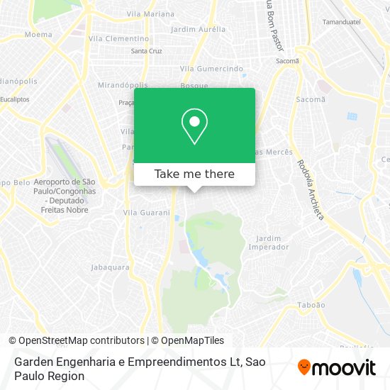 Mapa Garden Engenharia e Empreendimentos Lt