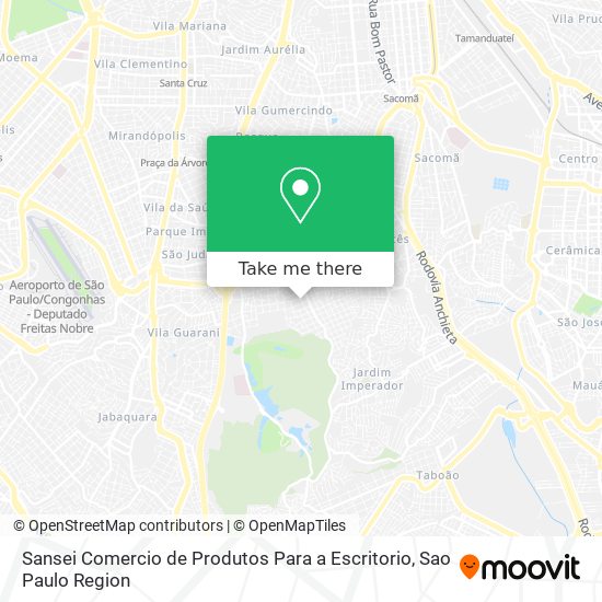 Sansei Comercio de Produtos Para a Escritorio map