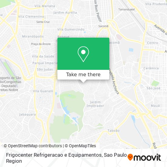 Frigocenter Refrigeracao e Equipamentos map