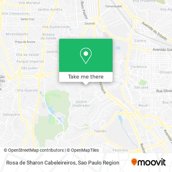 Mapa Rosa de Sharon Cabeleireiros