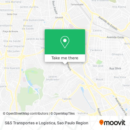 Mapa S&S Transportes e Logistica