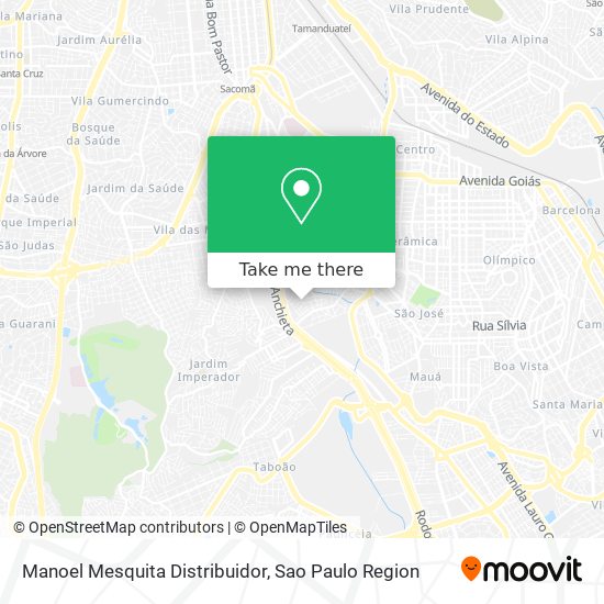 Mapa Manoel Mesquita Distribuidor