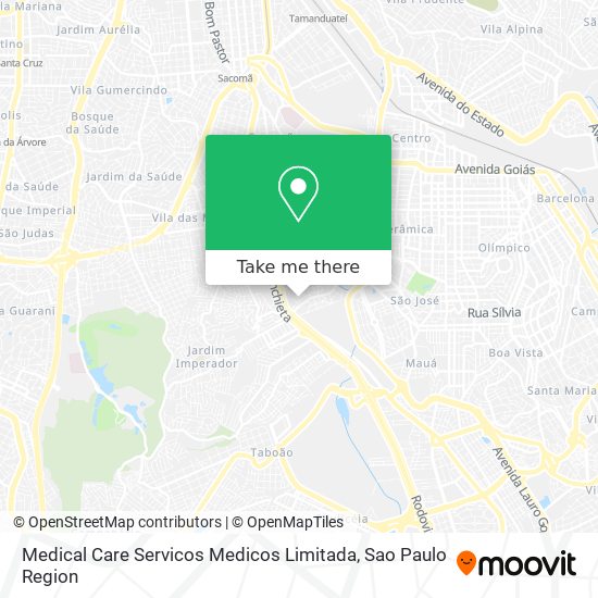 Medical Care Servicos Medicos Limitada map