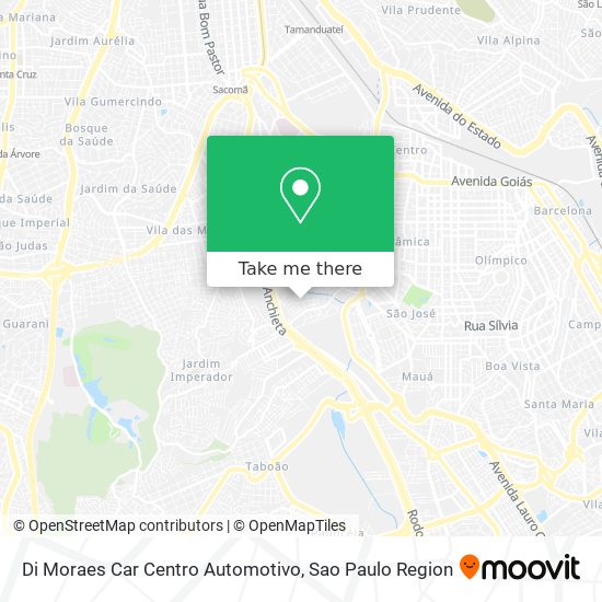 Mapa Di Moraes Car Centro Automotivo