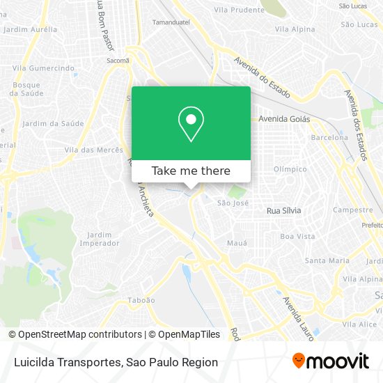 Luicilda Transportes map
