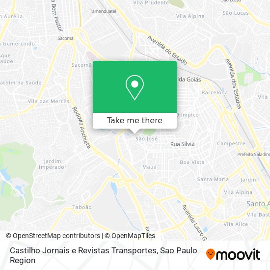 Castilho Jornais e Revistas Transportes map