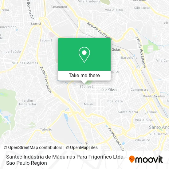 Santec Indústria de Máquinas Para Frigorífico Ltda map