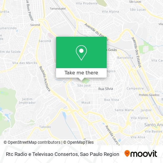Mapa Rtc Radio e Televisao Consertos