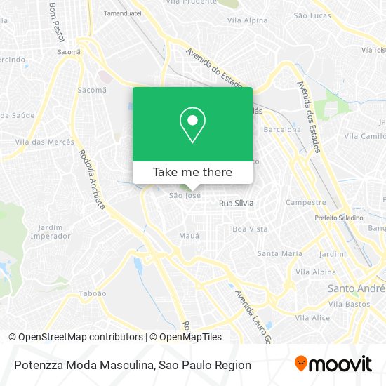 Potenzza Moda Masculina map