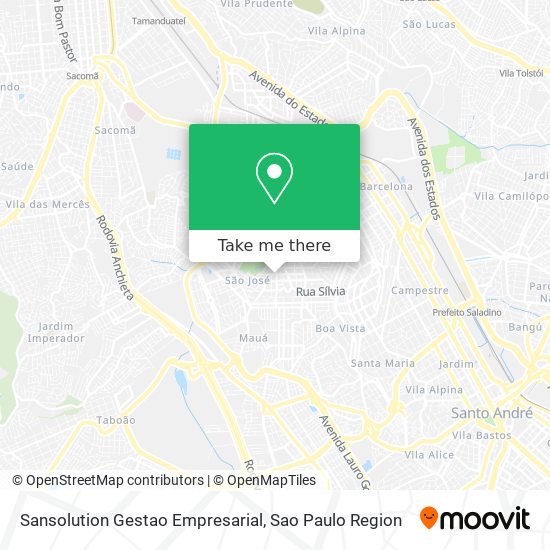 Mapa Sansolution Gestao Empresarial