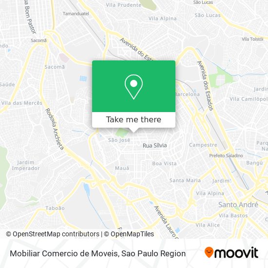 Mobiliar Comercio de Moveis map