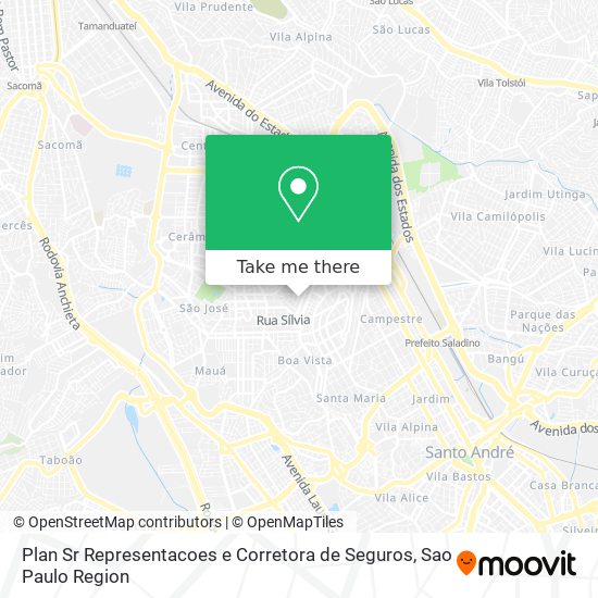 Plan Sr Representacoes e Corretora de Seguros map