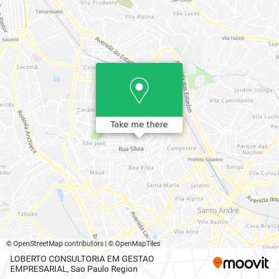 Mapa LOBERTO CONSULTORIA EM GESTAO EMPRESARIAL