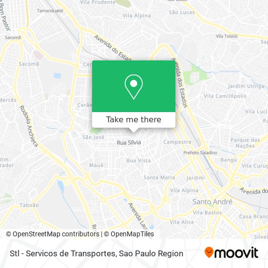 Mapa Stl - Servicos de Transportes