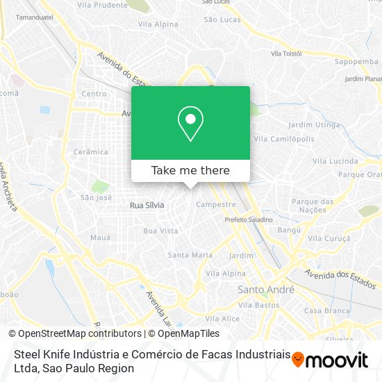 Steel Knife Indústria e Comércio de Facas Industriais Ltda map