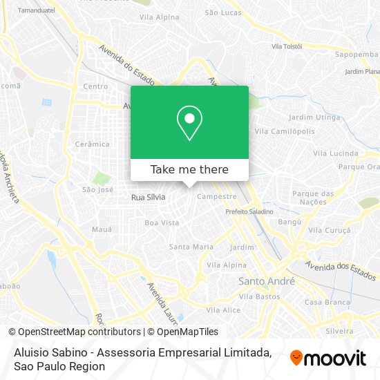 Aluisio Sabino - Assessoria Empresarial Limitada map
