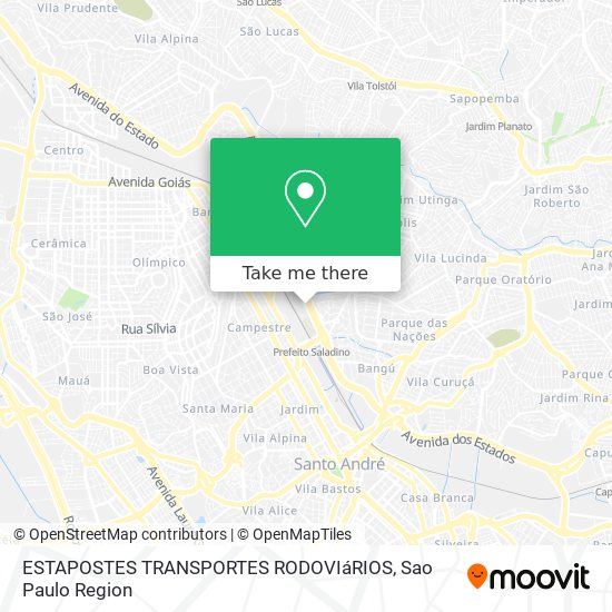 ESTAPOSTES TRANSPORTES RODOVIáRIOS map