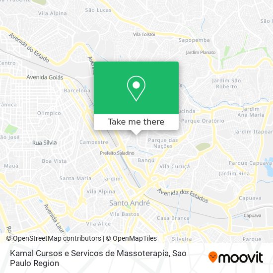 Kamal Cursos e Servicos de Massoterapia map