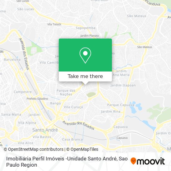 Imobiliária Perfil Imóveis -Unidade Santo André map