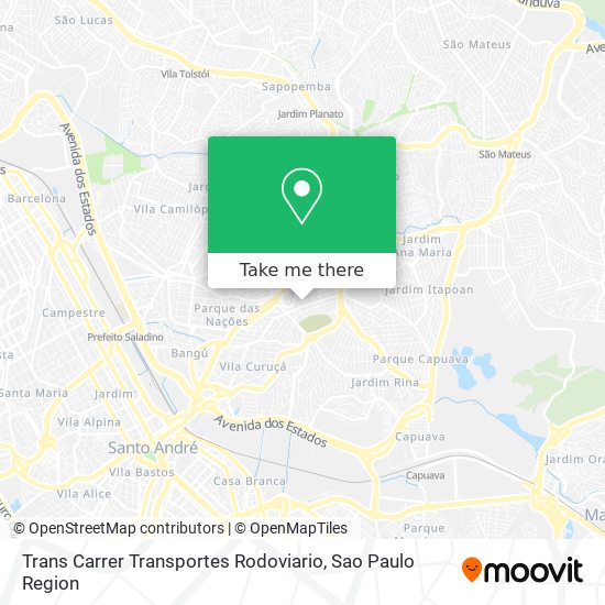 Trans Carrer Transportes Rodoviario map