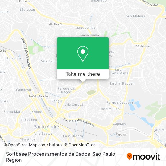 Softbase Processamentos de Dados map