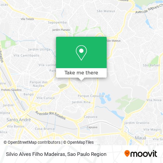 Silvio Alves Filho Madeiras map