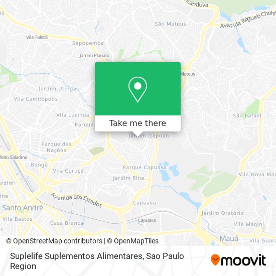 Suplelife Suplementos Alimentares map