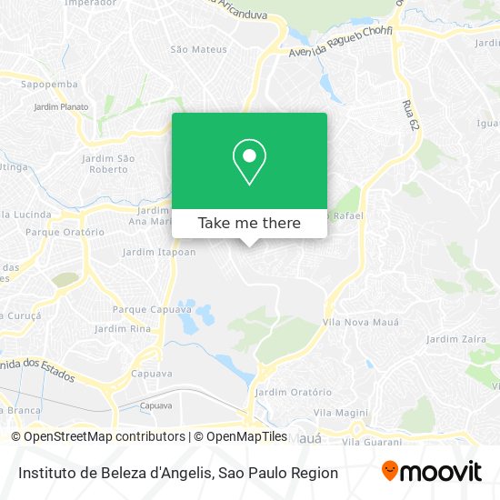 Instituto de Beleza d'Angelis map